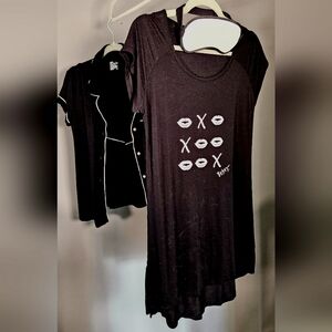 Pajama bundle S/M Betsy Johnson and sleep mask